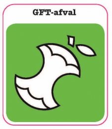 GFT-afval sticker